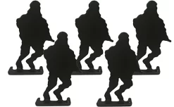 ProShot Steel Soldier Targets - Patrolling (6 Pack)