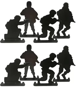 ProShot Steel Soldier Targets - Mixed (8 Pack)