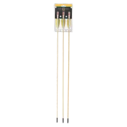 EK Archery 'Natural Feather' Wooden Arrows 30" - 3 Pack