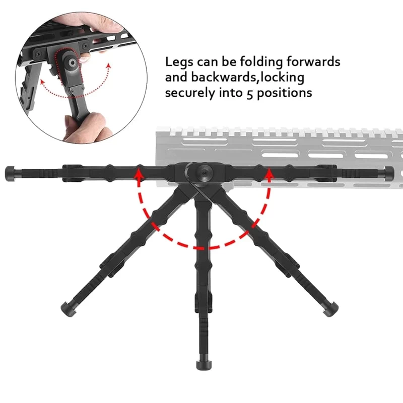 M-LOK Bipod 6 - 8 Inch For Handguards 5 M-LOK Bipod 6 - 8 Inch For Handguards - Image 5