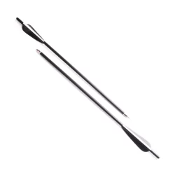 20 Inch Black Carbon Crossbow Bolts Pk 6