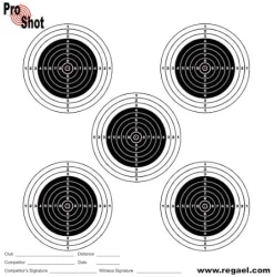 ProShot Match Targets (Box Of 800) - 17cm