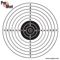 ProShot Pistol Targets (Box Of 800) - 17cm