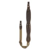 Riserva Rifle Sling In Leather With Ammo Holder - Natural Tanned Leather