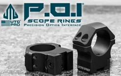 UTG PRO 1"/2PCs Medium Profile P.O.I Dovetail Rings
