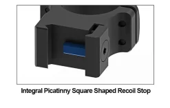 UTG PRO 1inch 2PCs High Profile P.O.I Picatinny Rings