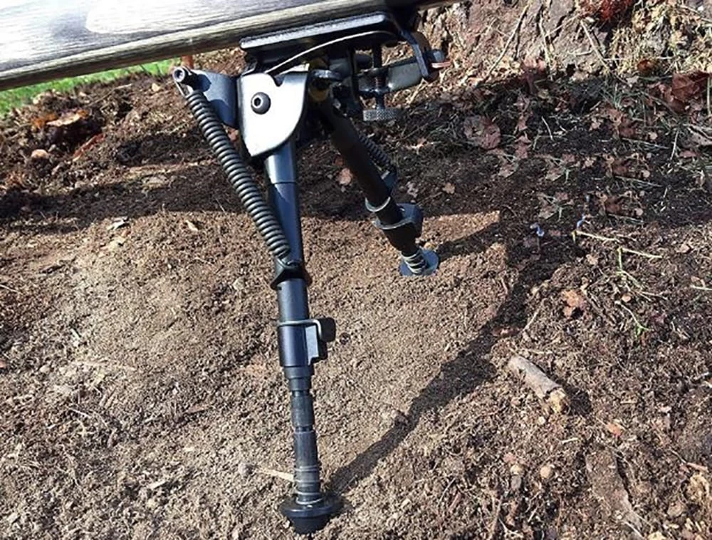 Stainless Steel Bipod Feet Spikes - Black 1 Stainless Steel Bipod Feet Spikes - Black