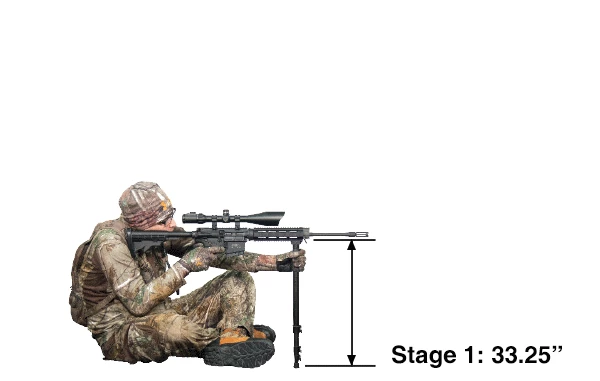 UTG Monopod With V-Rest And Camera Adaptor, 20.5"-58.75" 5 UTG Monopod With V-Rest And Camera Adaptor, 20.5"-58.75" - Image 5