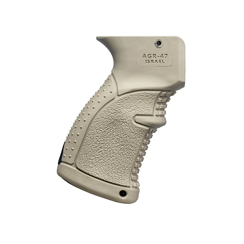 FAB Defense AGR-47 Rubberized Ergonomic AK/AKM Pistol Grip - Tan 1 FAB Defense AGR-47 Rubberized Ergonomic AK/AKM Pistol Grip - Tan
