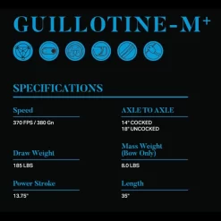 EK Archery Guillotine-M+ Compound Crossbow - 185lbs - Black 7 EK Archery Guillotine-M+ Compound Crossbow - 185lbs - Black -Sports Gear Store cr 063bp3