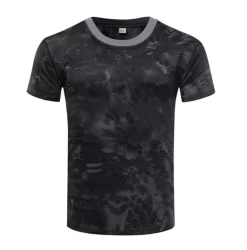 Tactical Black Quick Dry Breathable T-Shirt - X Large