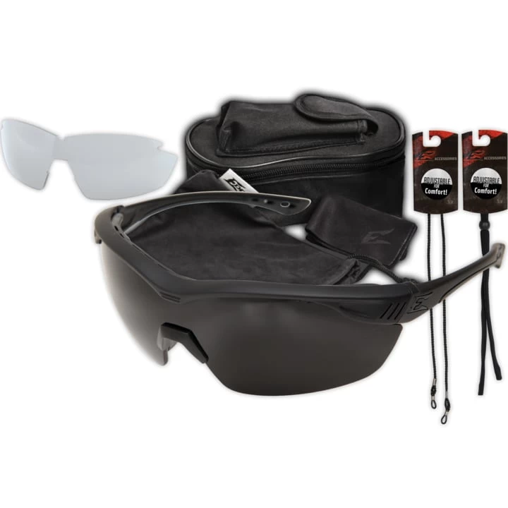 Edge Tactical Overlord 2 Lens Kit: Polarized Smoke And Clear Vapor Shield Lens 1 Edge Tactical Overlord 2 Lens Kit: Polarized Smoke And Clear Vapor Shield Lens