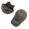 Brown Cotton Washed Vintage Baseball Cap