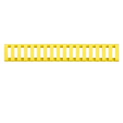 IMI Defense Polymer Ladder Rail Cover – 18 Steps - Yellow