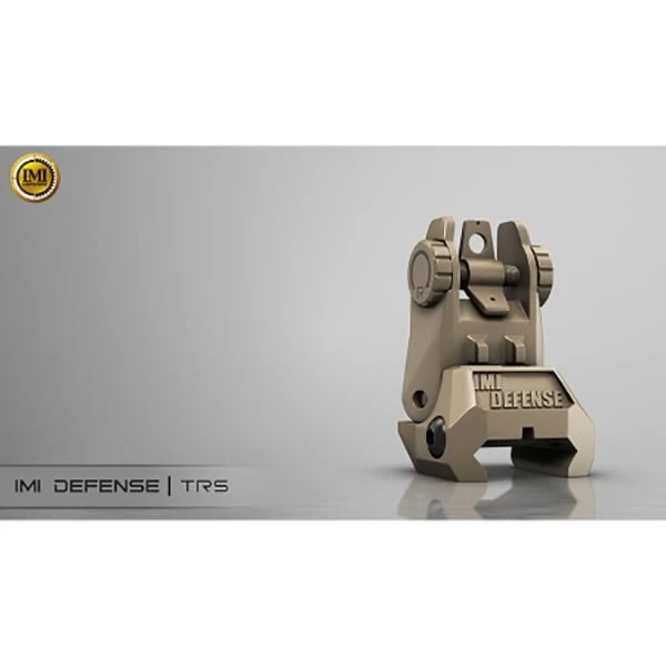 IMI Defense TRS – Tactical Rear Polymer Flip Up Sight - Tan 1 IMI Defense TRS – Tactical Rear Polymer Flip Up Sight - Tan