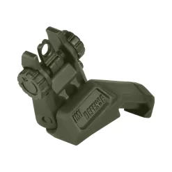 IMI Defense Polymer Rear Flip Up Sight 45 Degrees Offset - Olive Drab Green